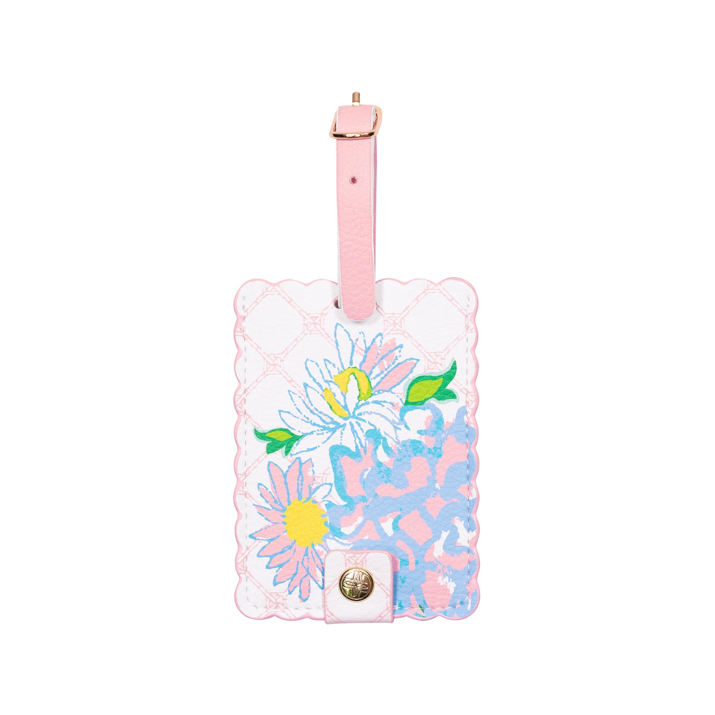 Scalloped Luggage Tag - Lilly Garden Home