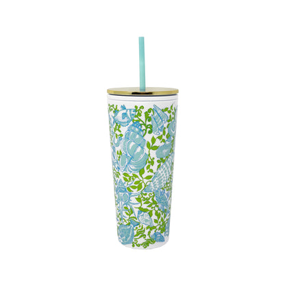 Tumbler with Straw - Throw Me a Line