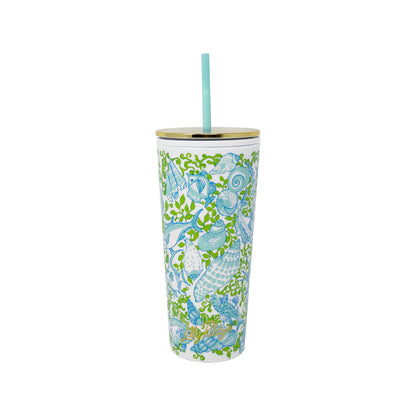 Tumbler with Straw - Throw Me a Line