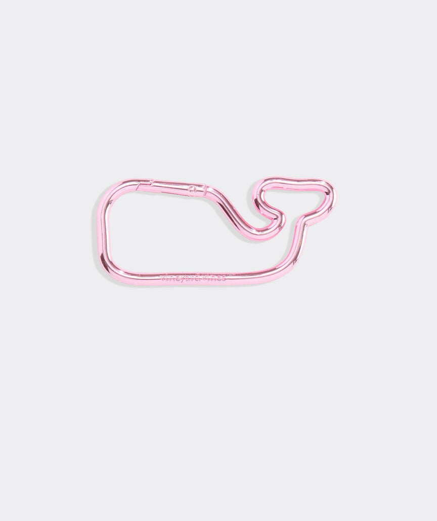 Whale Carabiner - Pink Drink