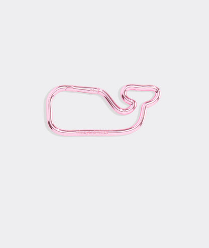 Whale Carabiner - Pink Drink