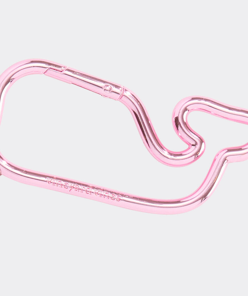 Whale Carabiner - Pink Drink