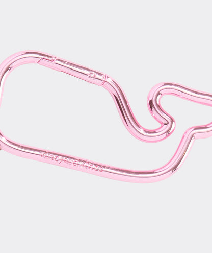 Whale Carabiner - Pink Drink