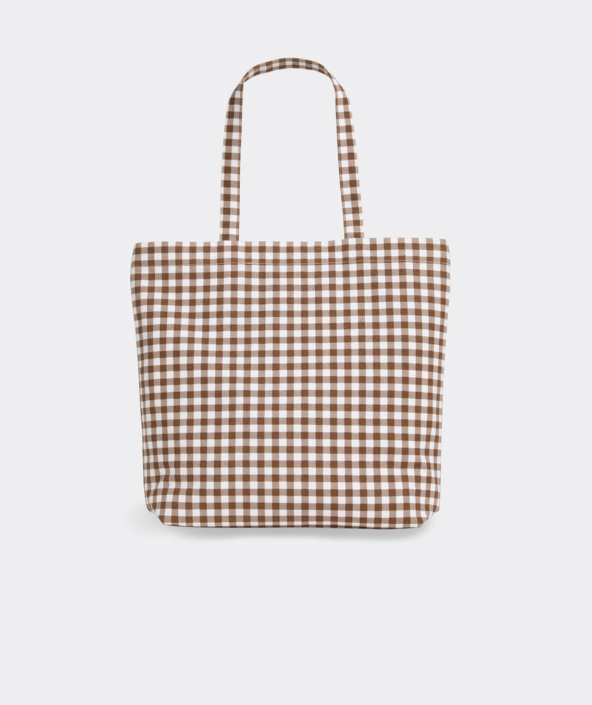 Easy Tote - Coconut Gingham