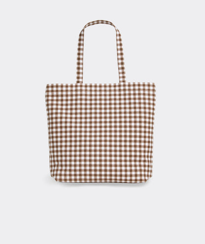 Easy Tote - Coconut Gingham
