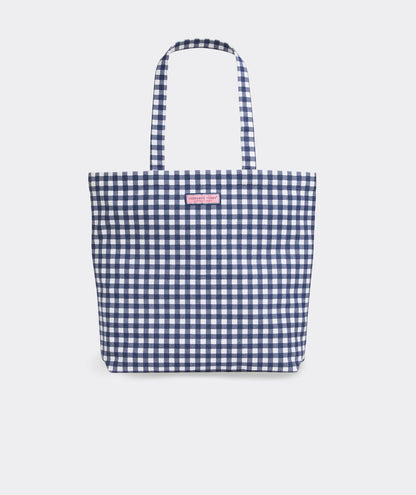Easy Tote - Navy Gingham