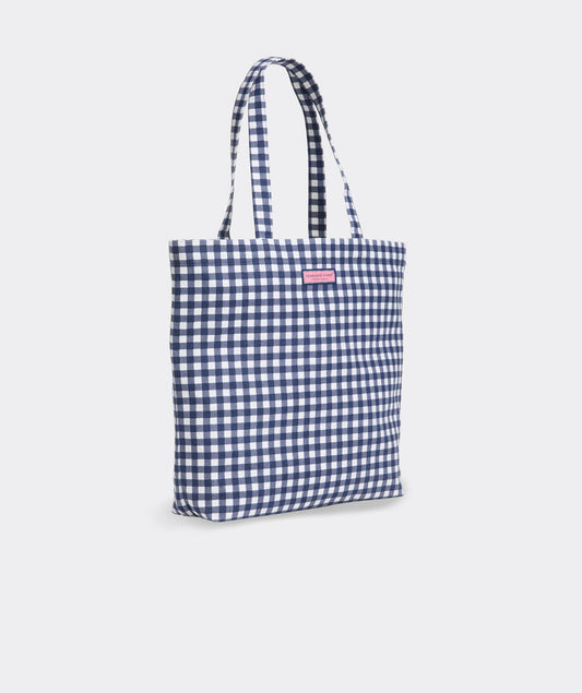 Easy Tote - Navy Gingham