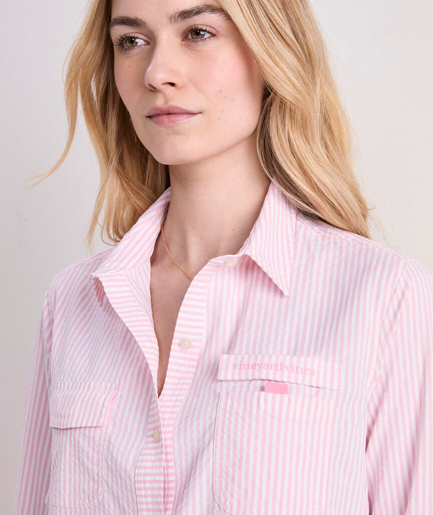 Hartley Harbor Cover-Up - Vineyard SS PB/WC