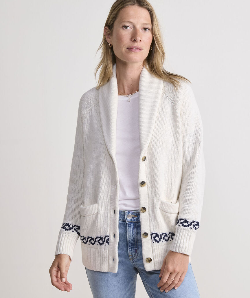 Shawl Collar Cardigan - Marshmallow