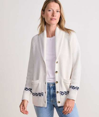 Shawl Collar Cardigan - Marshmallow