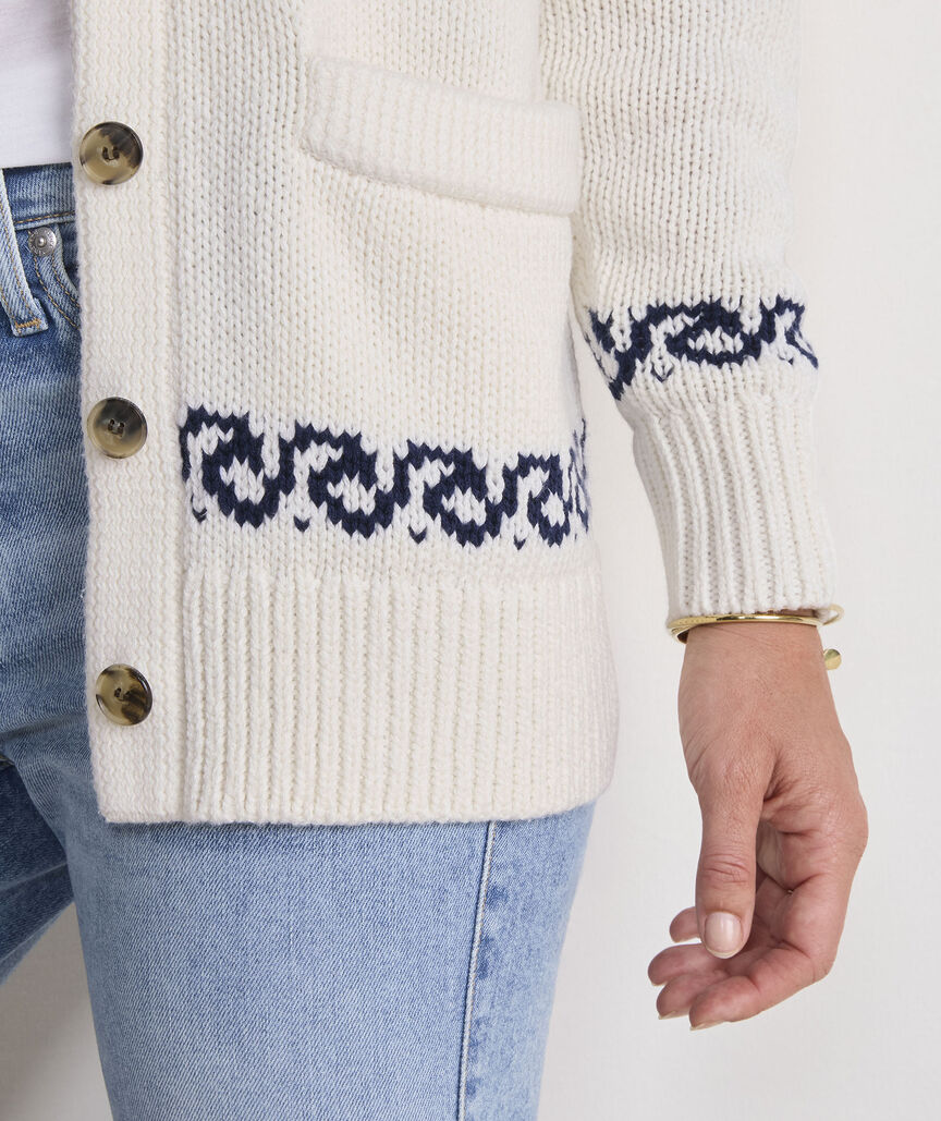 Shawl Collar Cardigan - Marshmallow