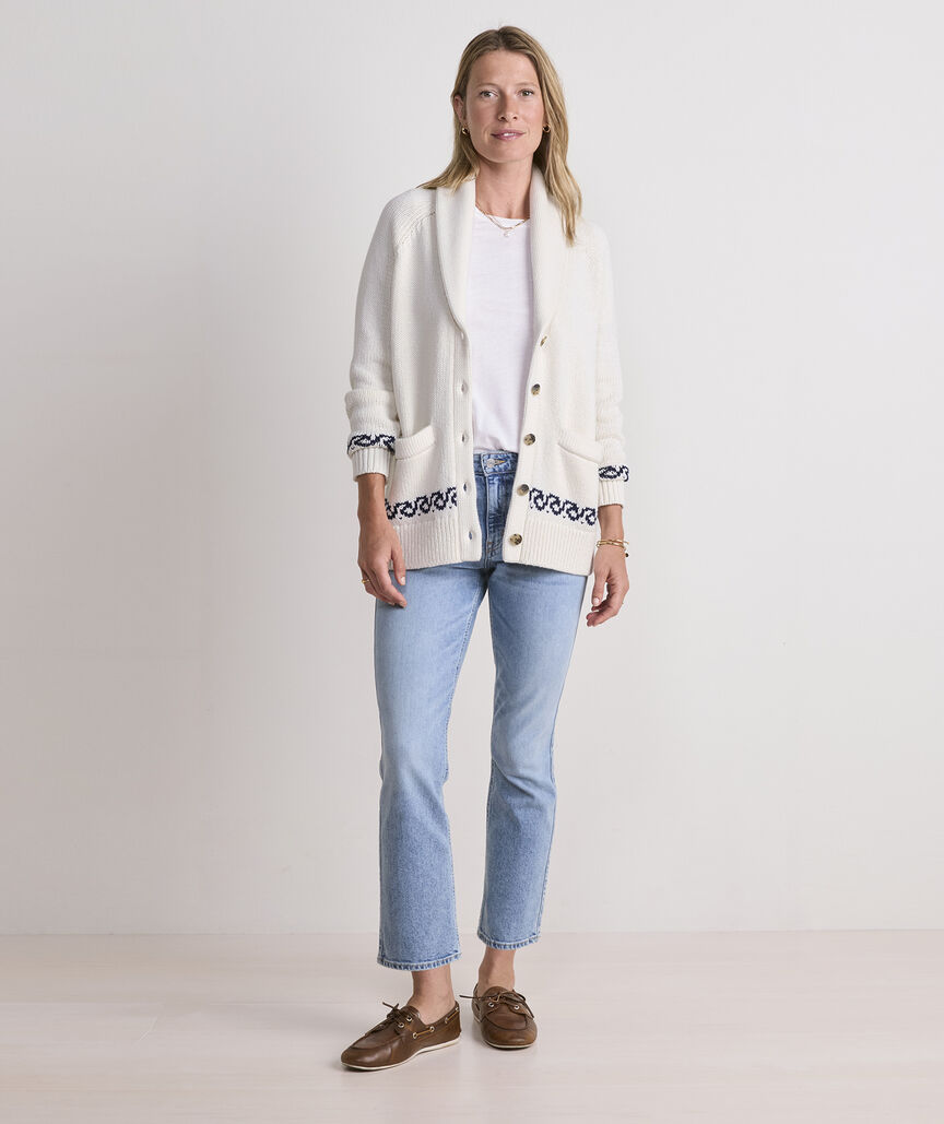 Shawl Collar Cardigan - Marshmallow