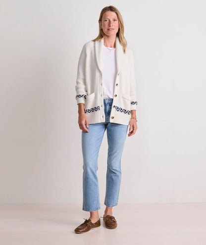 Shawl Collar Cardigan - Marshmallow