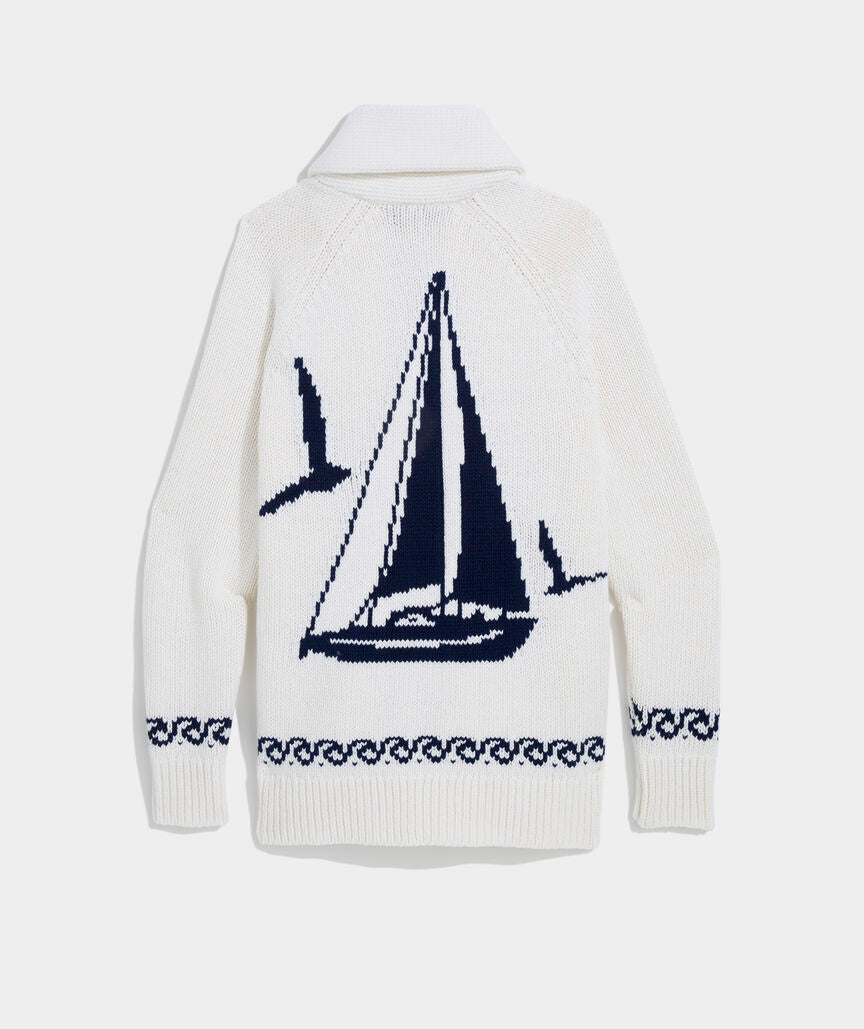 Shawl Collar Cardigan - Marshmallow