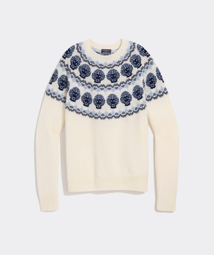 Seaspun Cashmere Shell Intarsia Sweater