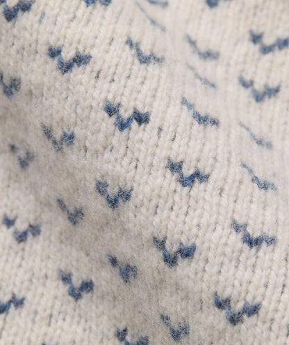 Wool Blend Fair Isle Sweater