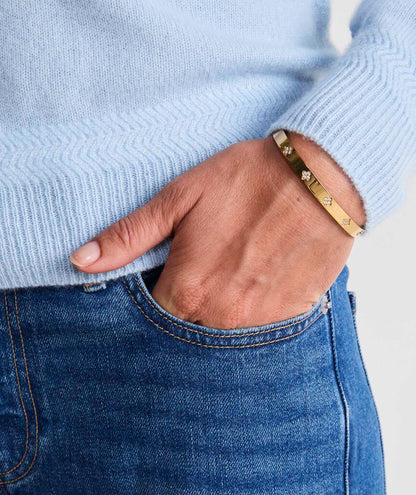 Seaspun Cashmere Rib Sweater - Jake Blue