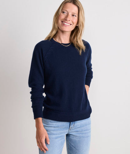 Seaspun Cashmere Rib Sweater - Nautical Navy