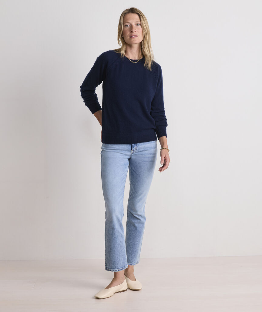 Seaspun Cashmere Rib Sweater - Nautical Navy