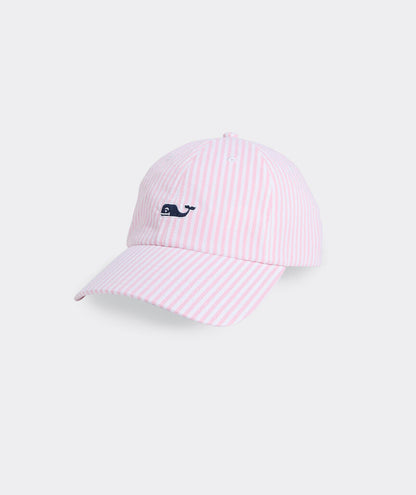 Harbor Seersucker Baseball Hat - Vineyard Ss Pb/Wc