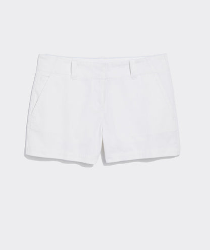 3 1/2 Inch Herringbone Every Day Shorts - White Cap