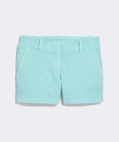 3 1/2 Inch Herringbone Every Day Shorts - Shallow Sea