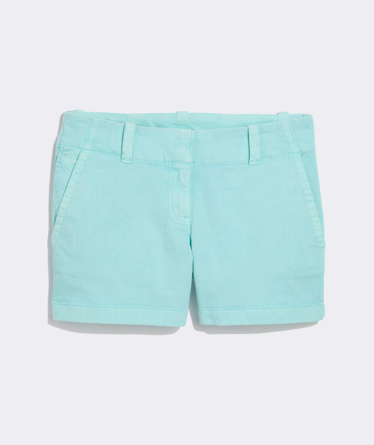 3 1/2 Inch Herringbone Every Day Shorts - Shallow Sea