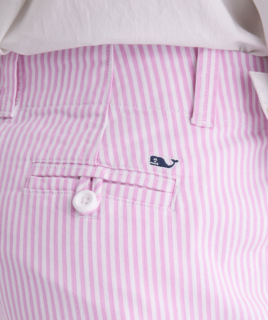 3 1/2 Inch Herringbone Every Day Shorts - Feeder Bloom White