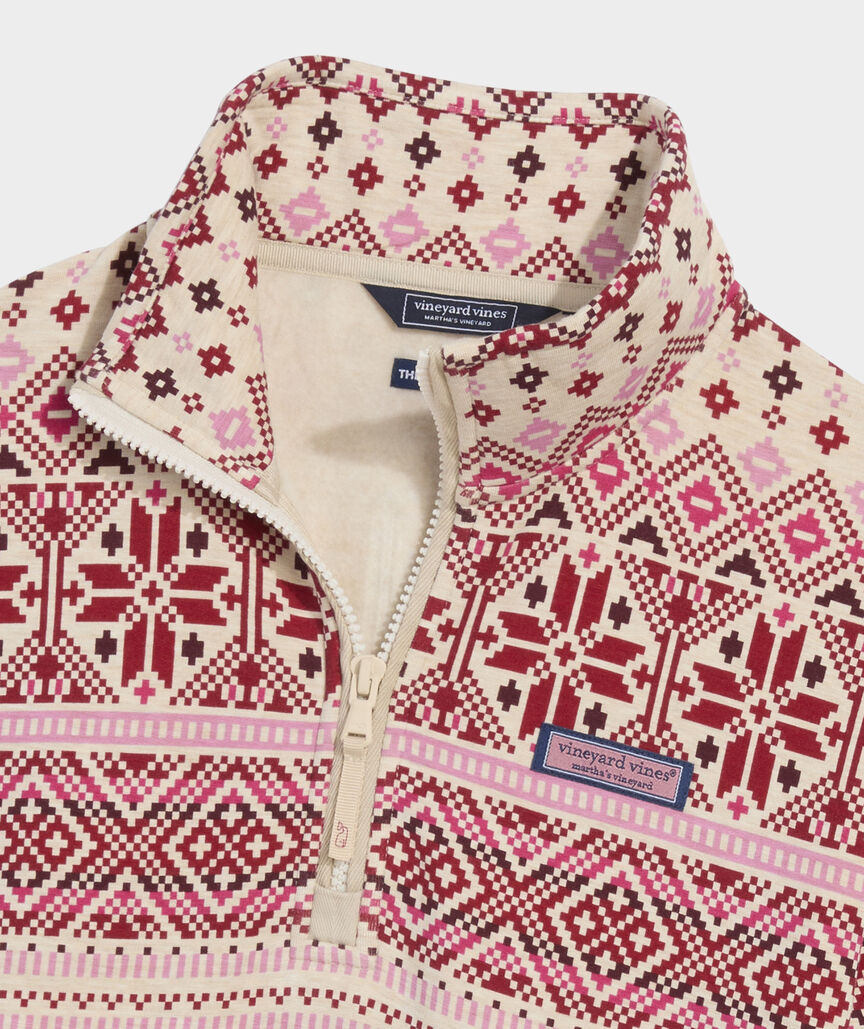 Dreamcloth® Fair Isle Relaxed Shep Shirt® - Fair Isle Oatmeal Heather