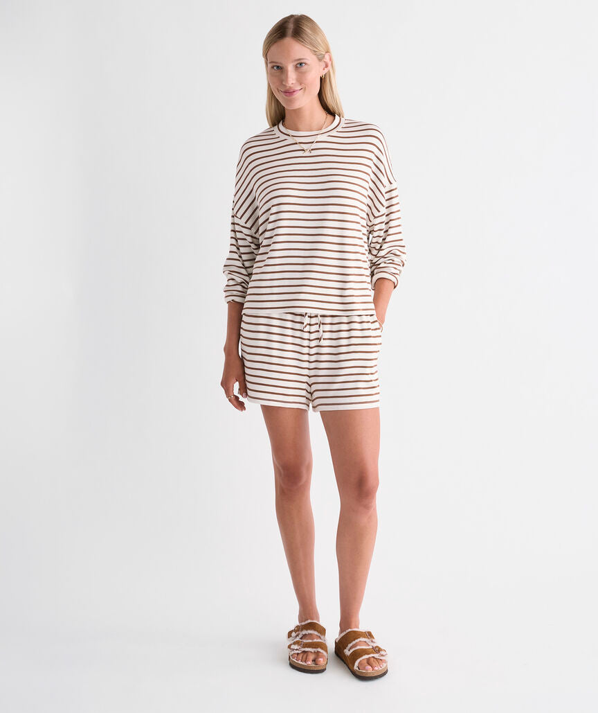 Dreamy Jersey Long Sleeve - White Cap/Coconut