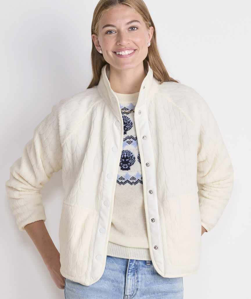 Harbor Fleece Jacket - Marshmallow