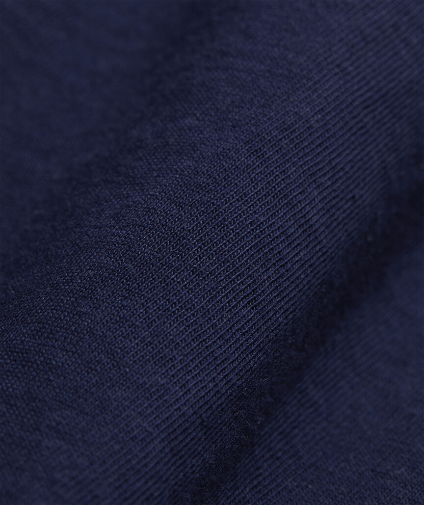 Supima Jersey V-Neck Crew - Nautical Navy