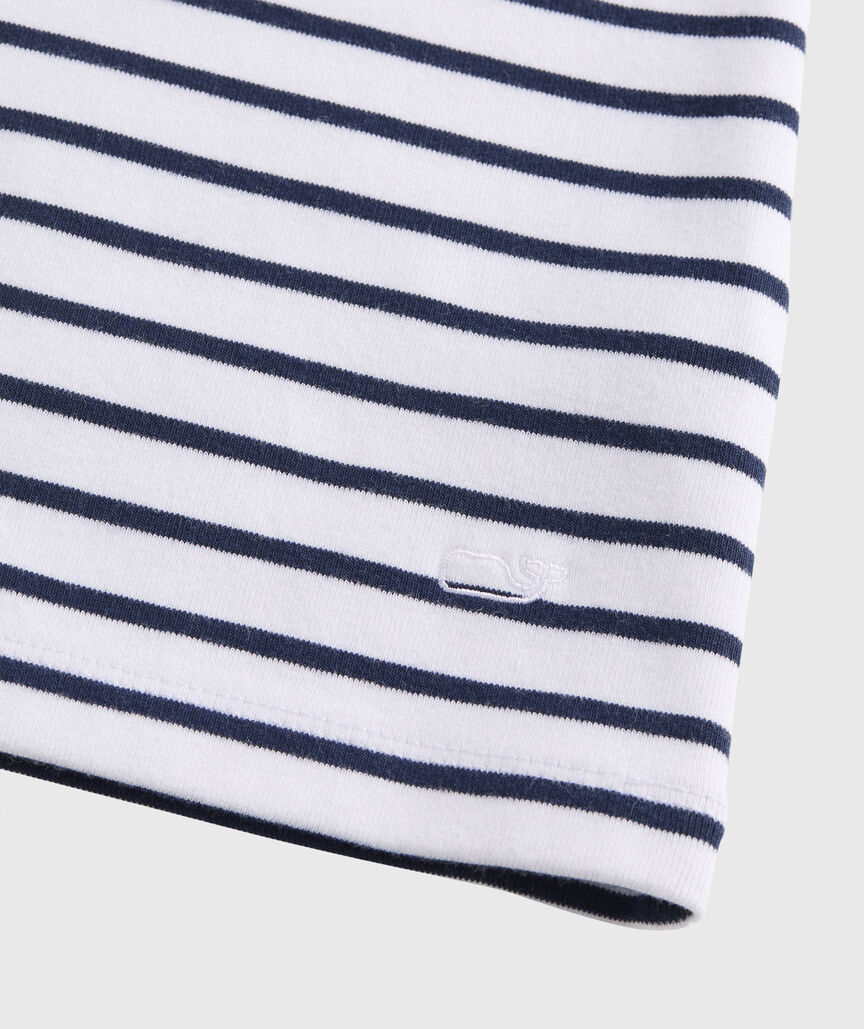 Deluxe Turtleneck - BayStripe White/Navy