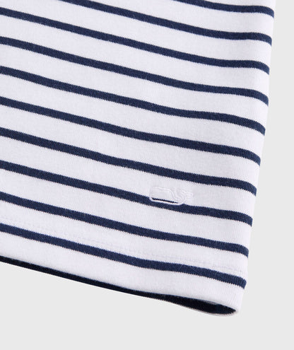 Deluxe Turtleneck - BayStripe White/Navy