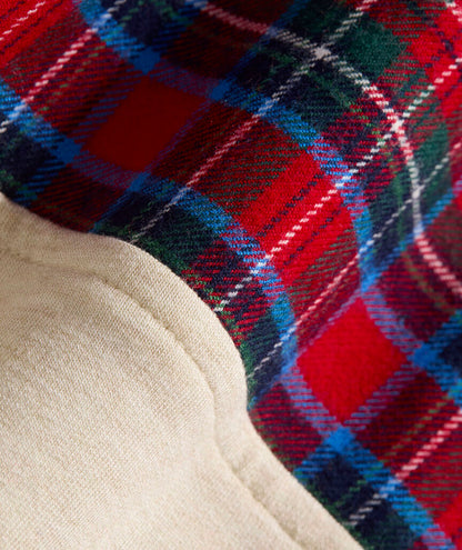 Dreamcloth® Plaid Shoulder Shep Shirt® - Oatmeal Heather