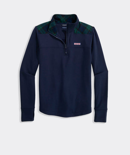 Dreamcloth® Plaid Shoulder Shep Shirt® - Nautical Navy