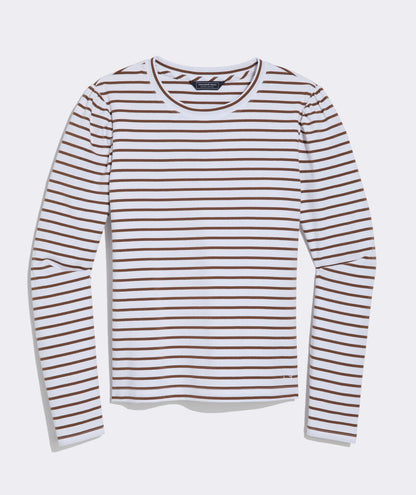 Deluxe Puff-Sleeve Top - White Cap/Coconut