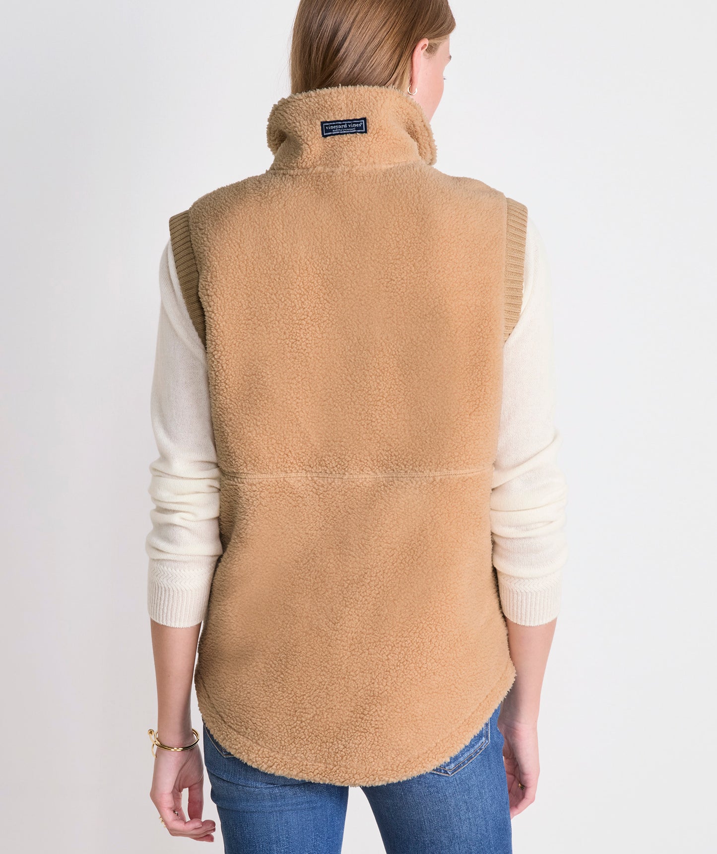 Heritage Fleece Vest - Cappuccino