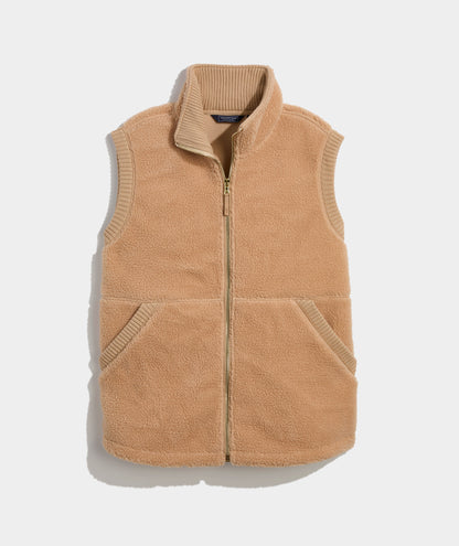 Heritage Fleece Vest - Cappuccino