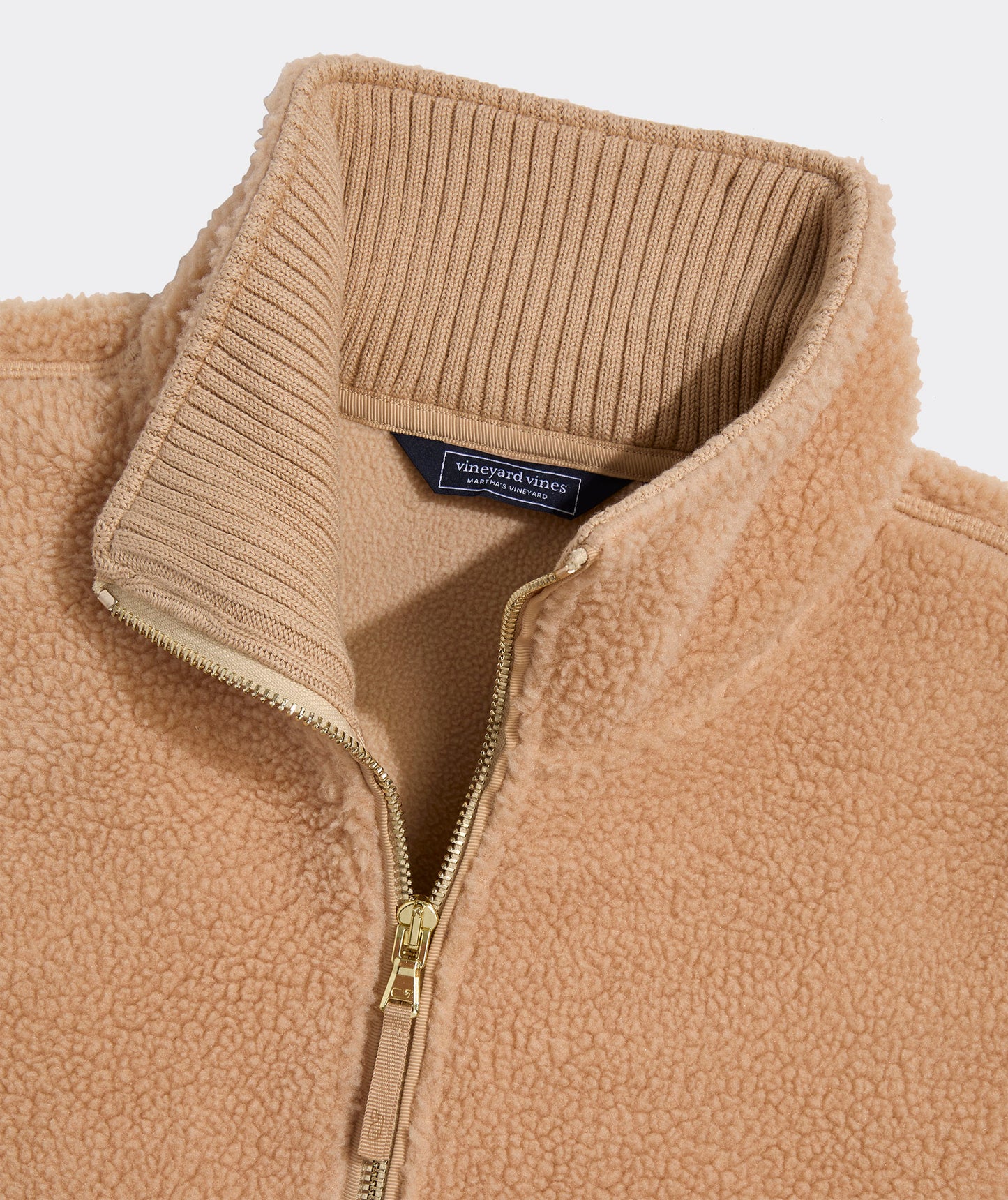 Heritage Fleece Vest - Cappuccino