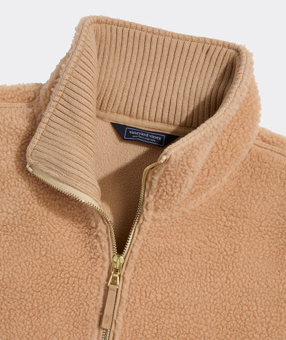 Heritage Fleece Vest - Cappuccino