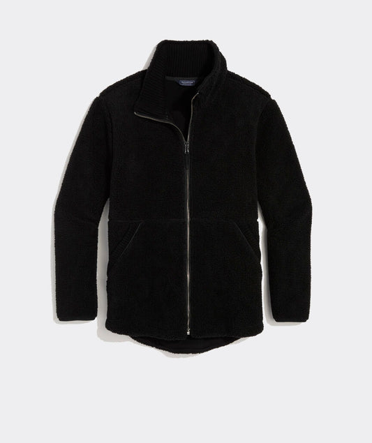 Heritage Fleece Jacket - Jet Black