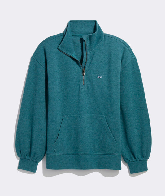 Saltwater Quarter Zip - Lowcountry Loden Heather