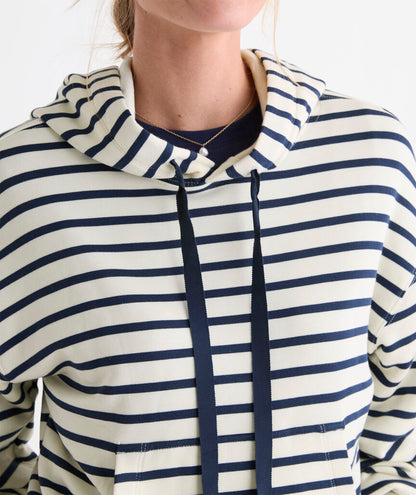 Dreamcloth® Hoodie - Stripe Nautical Navy