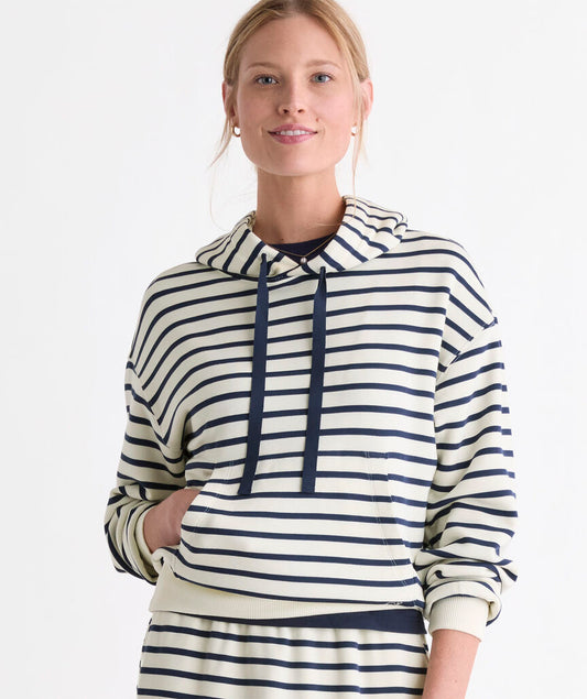 Dreamcloth® Hoodie - Stripe Nautical Navy