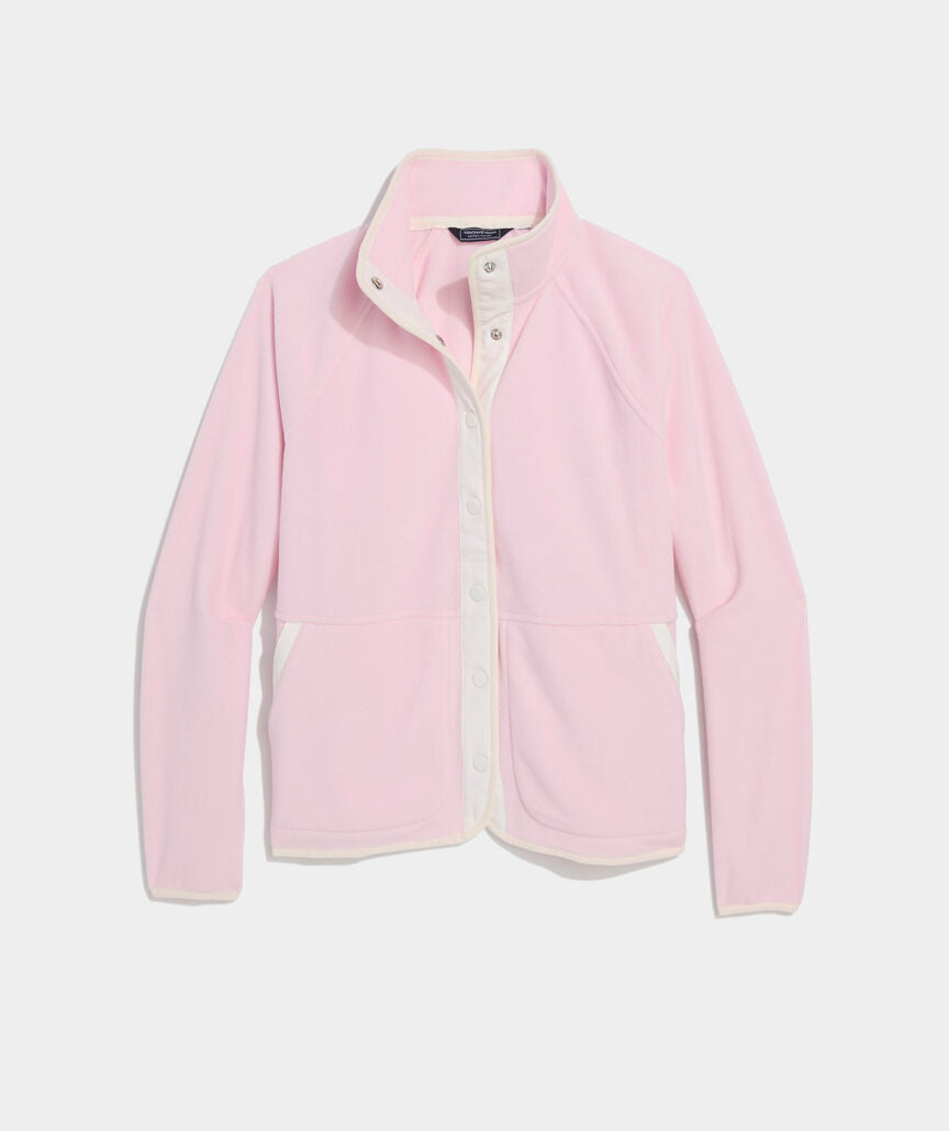 Harbor Fleece Jacket - Pink Drink