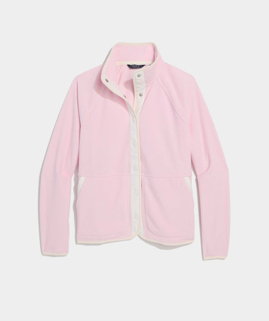 Harbor Fleece Jacket - Pink Drink