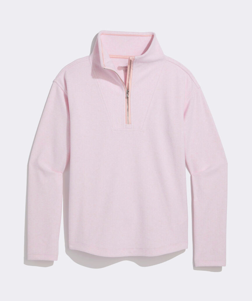 Calmwater Quarter-Zip - Pink Drink Heather
