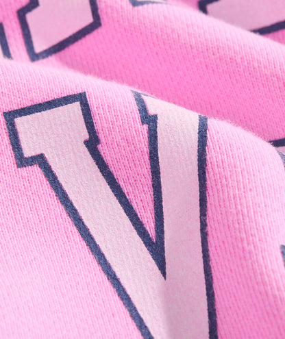 Surf Terry Collegiate Logo Sweatshirt - Neon Bloom