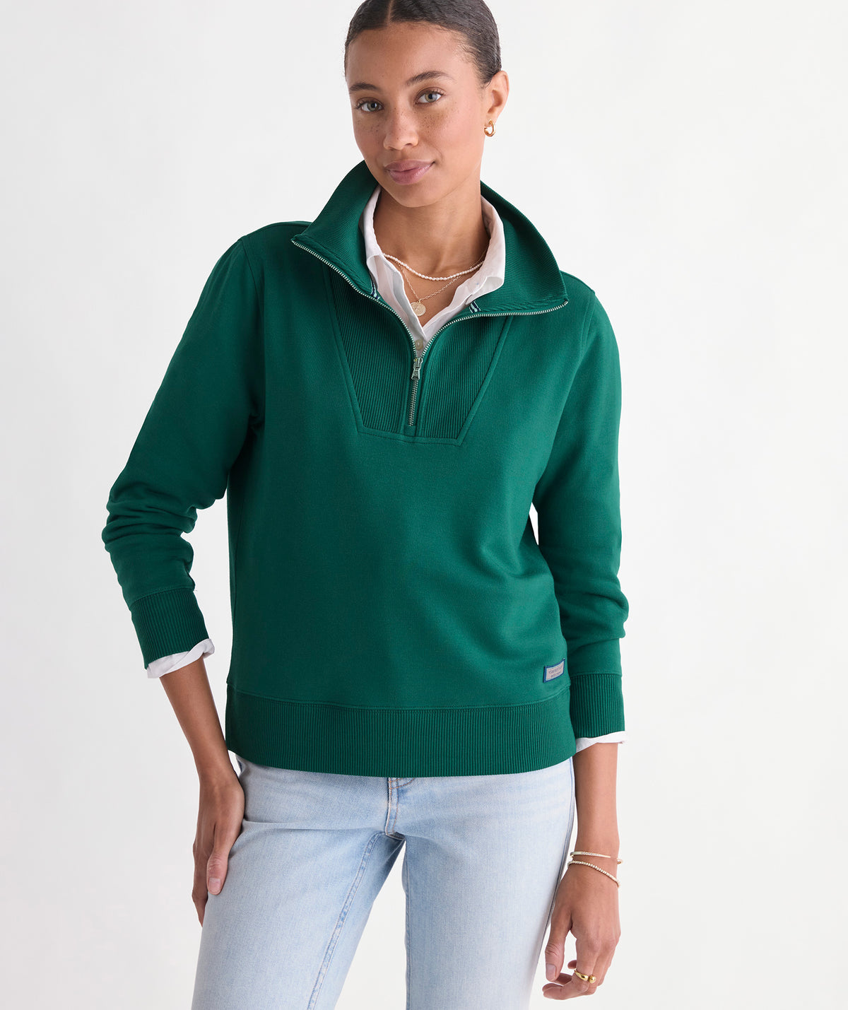 Dreamcloth® Quarter-Zip - Charleston Green